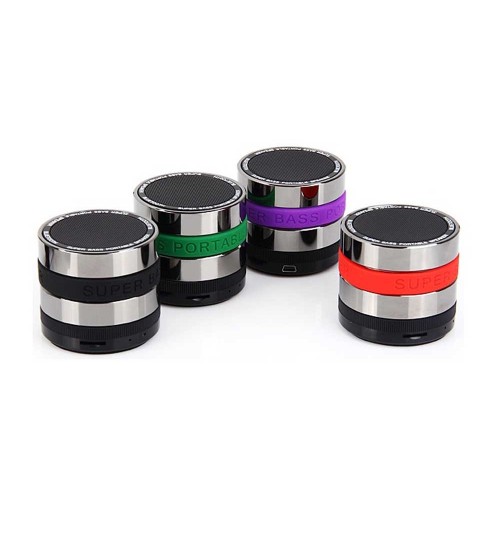 Mini Portable Super Bass Metal Bluetooth Speaker (S302)